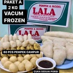 Isi 80 Pcs Pempek Lala 26 Ilir Palembang A  [ VACUM FROZEN ] 2 KG