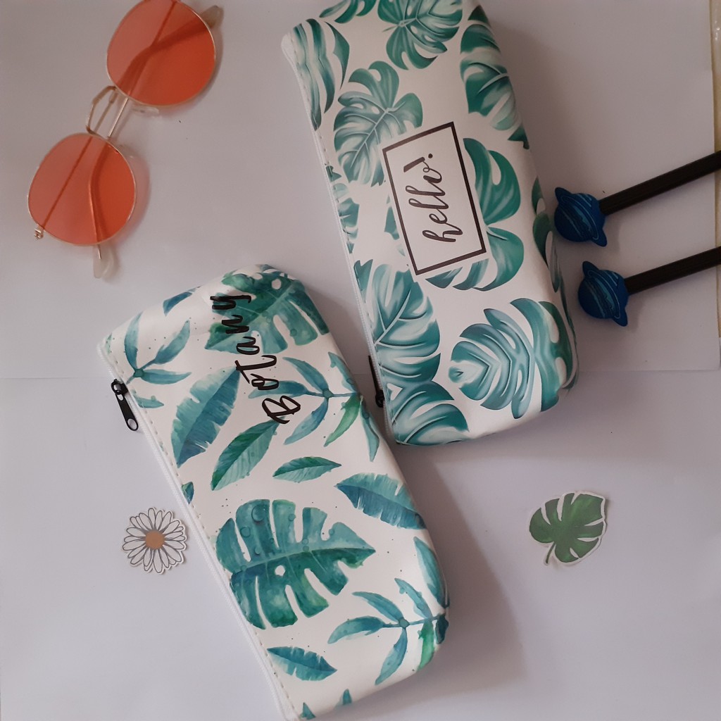 

TEMPAT PENSIL TROPICAL PENCIL CASE KOREA MONSTERA