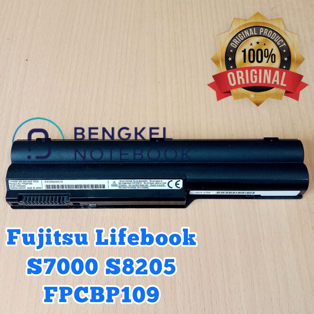 Baterai Fujitsu Lifebook S7000 S7010 S7020 S7025 S8000 S8205 FPCBP82 FPCBP109 (HIGH)series.