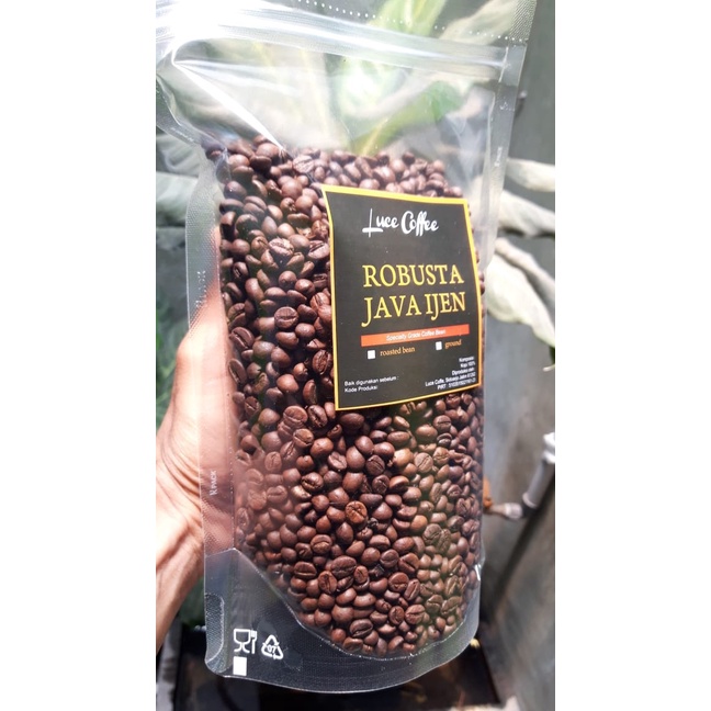 

(BISA COD) Kopi ROBUSTA Java Ijen Raung Specialty 900gr - biji atau bubuk - Biji-MedDark