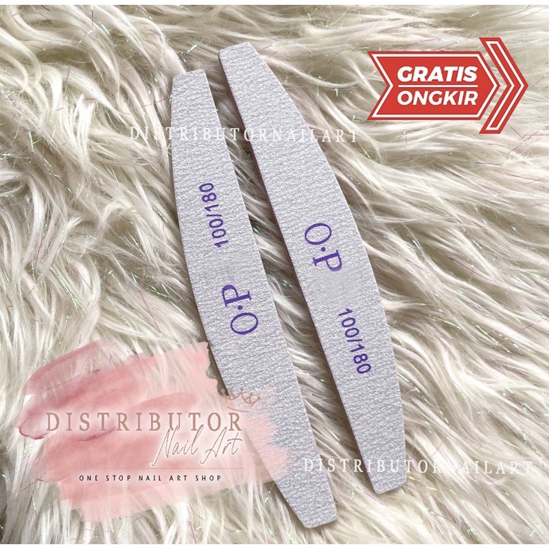 Nail File /Nail Buffer/ Nail Grit Pengasah Kuku/ Buffer Sanding 100/180 / Alat Kikir Kuku / Kikiran Kuku / Buffer Kuku