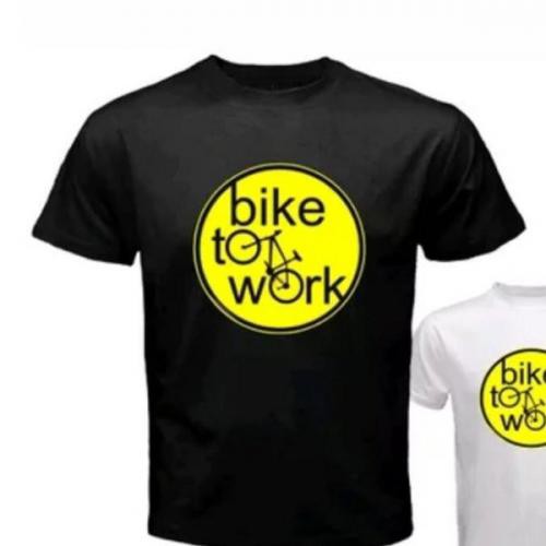 Kaos Tshirt-Kaos Bike To Work