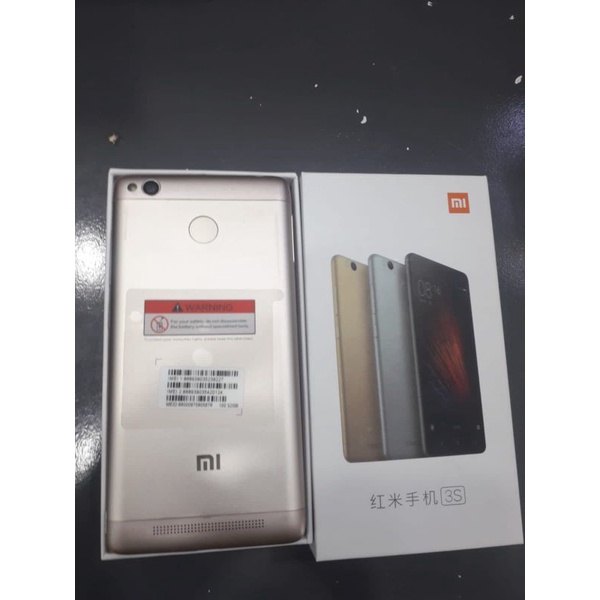 Seken Xiaomi redmi 3s mulus fullset ram 3/32gb