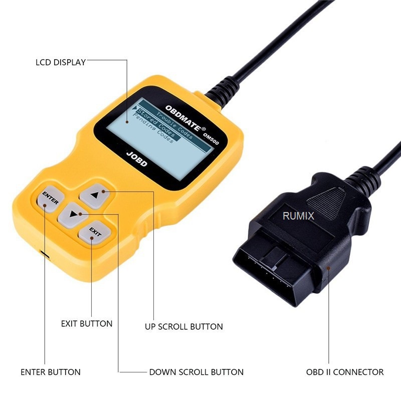 OBDMate Scanner Mobil OM500 OBD2 JOBD OBD Mate Termurah Injeksi Autophix