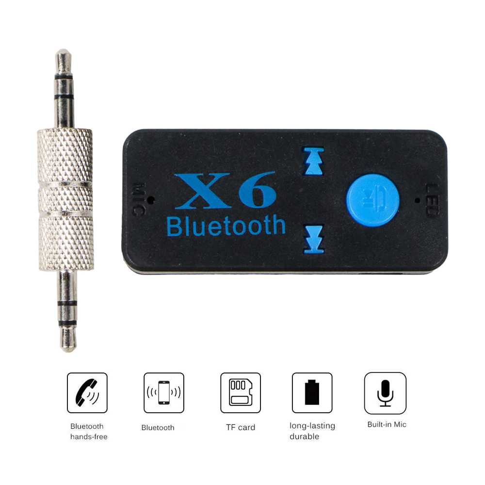 BLUETOOTH 5.0 AUX AUDIO RECEIVER MOBIL 2.4 GHZ ADAPTER ADAPTOR MICRO USB SD KONEKTOR CONNECTOR RJ45 