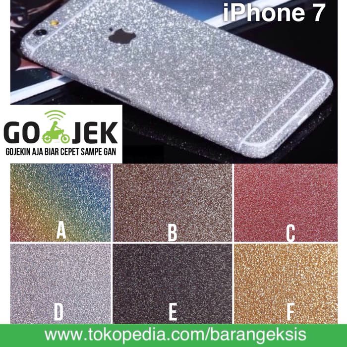 

mc7-2353 Glitter Sticker / Sticker Glitter /Glitter Garskin iPhone 7- 7 PLUS