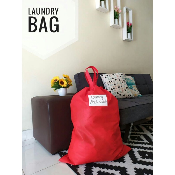 Tas Laundry Gratis Sablon Nama Usaha