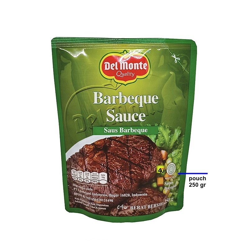 SAUS BARBEKUE / BBQ / SAUCE BARBEQUE DELMONTE 250GR