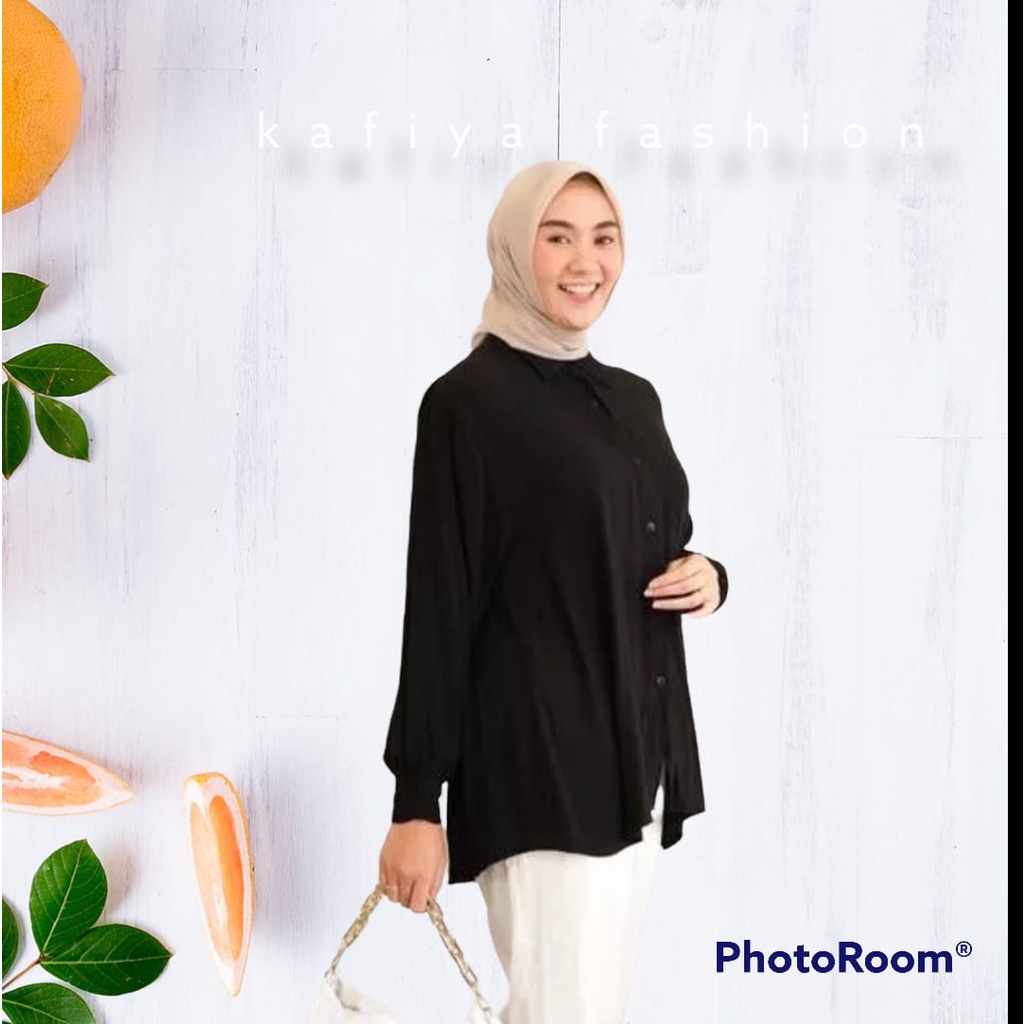 Kemeja Linen Oversize wanita -Olivia shirt