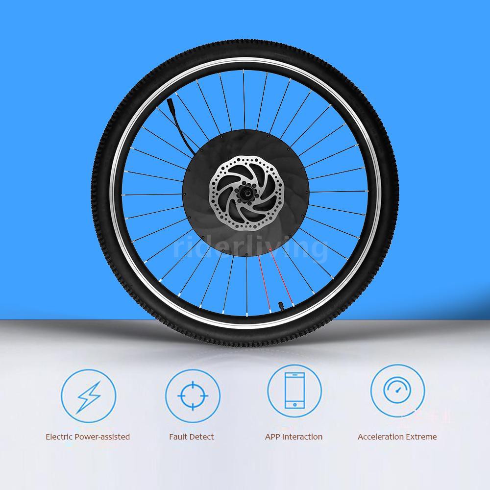 electric front wheel with battery