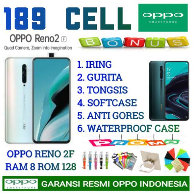 OPPO RENO 2F RAM 8/128 GARANSI RESMI OPPO INDONESIA - sky