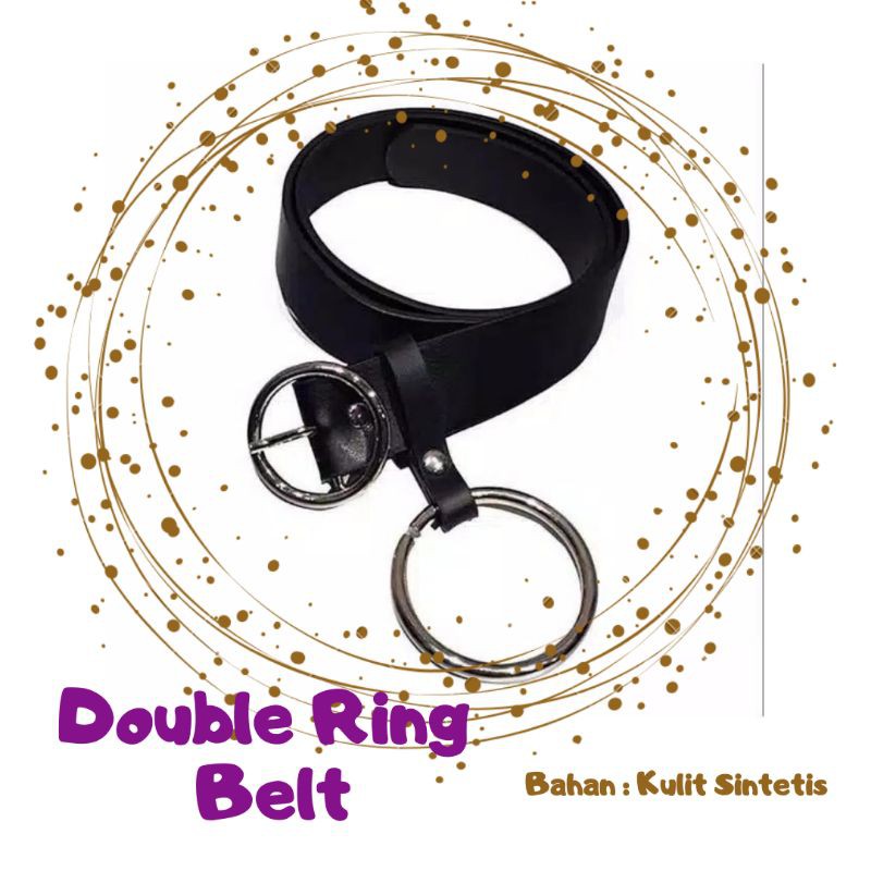 IKAT PINGGANG WANITA RING BELT / GESPER WANITA / Ikat pinggang wanita kulit sintetis / Gesper wanita kulit sintetis / sabuk wanita / korean belt / Cepol hijab / Scrunchie / Kunciran