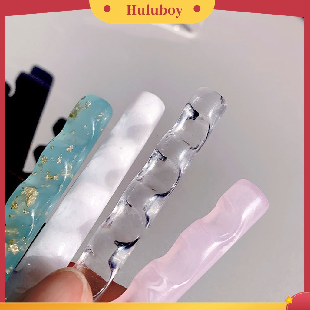 Huluboy Huluboy♡ Holder Pen Brush Nail Art 5 Grid Reusable Untuk Wanita
