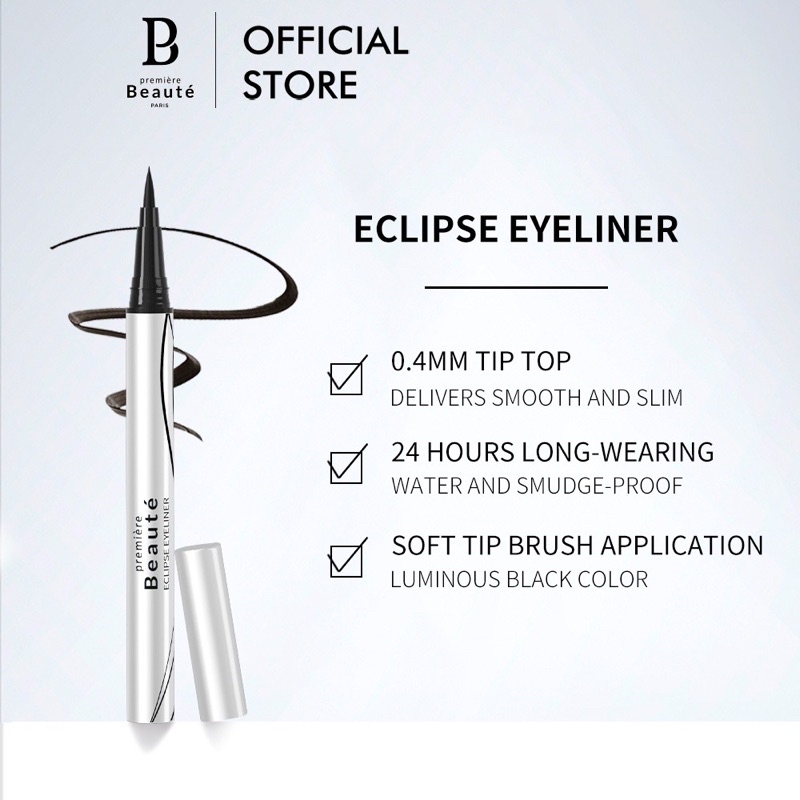 Premiere Beaute Silver Swirl Series Eclipse Eyeliner