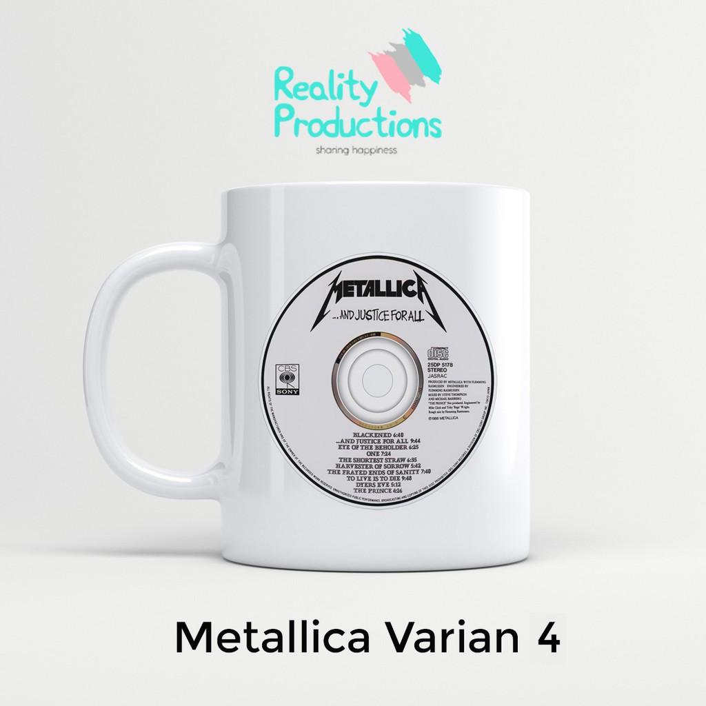 Merchandise Mug Gelas Cangkir Metallica