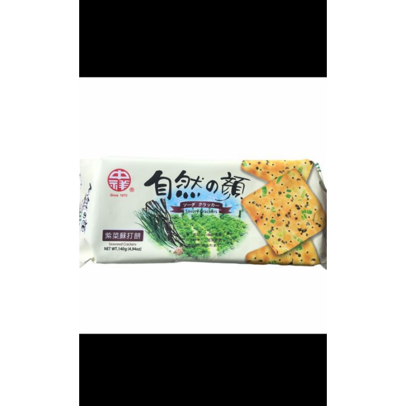 

Savory Seaweed Crackers 140g/biskuit Taiwan