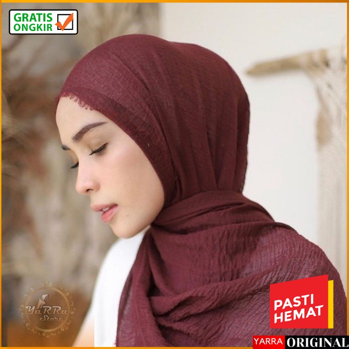 PASHMINA CRINKLE JILBAB RAWIS PASMINA MALAYSIA JILBAB TURKI HIJAB JUMBO CRINCLE TURKEY SHAWL A28 B