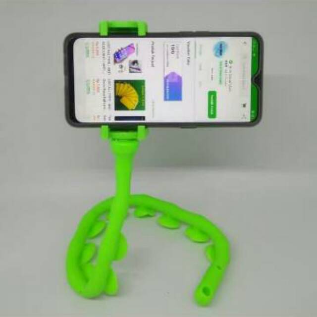 Lazypod Gurita Cute Worm Lazy Phone Holder Guritapod Lazypod Bentuk Cacing Tripod mini