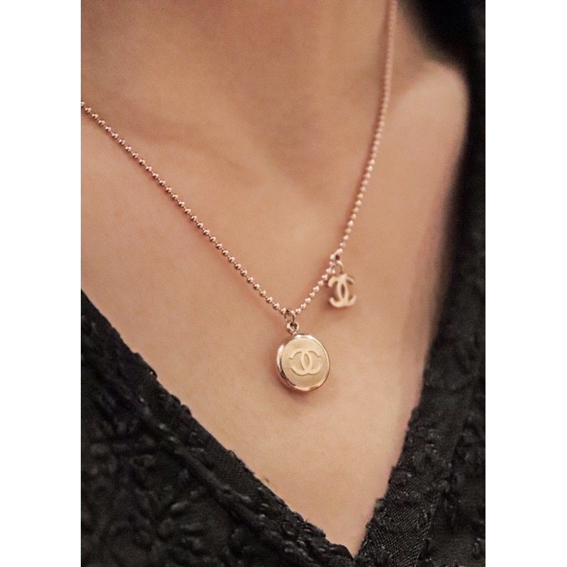 Chanel Necklace / Kalung Titanium / Kalung Pesta / Kalung Import Wanita