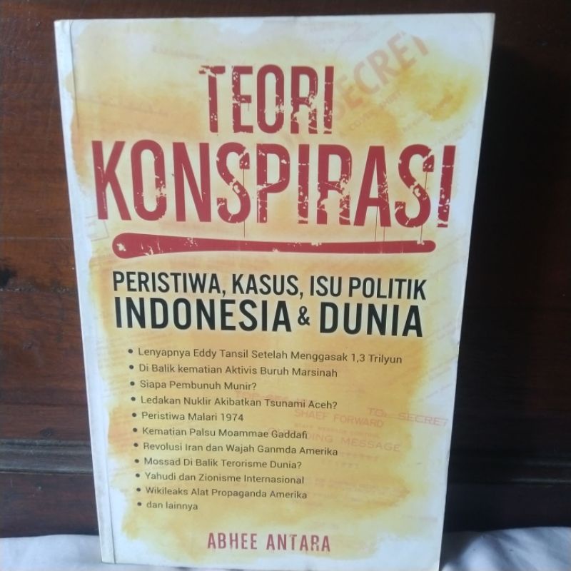 Jual TEORI KONSPIRASI oleh ABHEE ANTARA Shopee Indonesia