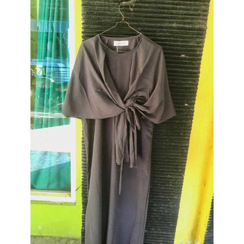 [Preloved] Kaftan dress grey by Rubylicious