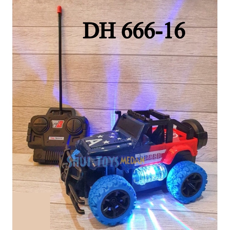 Mainan RC Mobil Remote Control Jeep Truck Avengers DH666-16