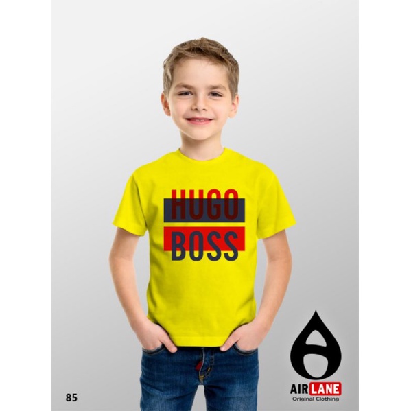 Kaos Distro Anak/Kaos Anak/Atasan Anak/Kaos Anak Karakter Boss HugoSize S-Xl usia 1-7 Thn