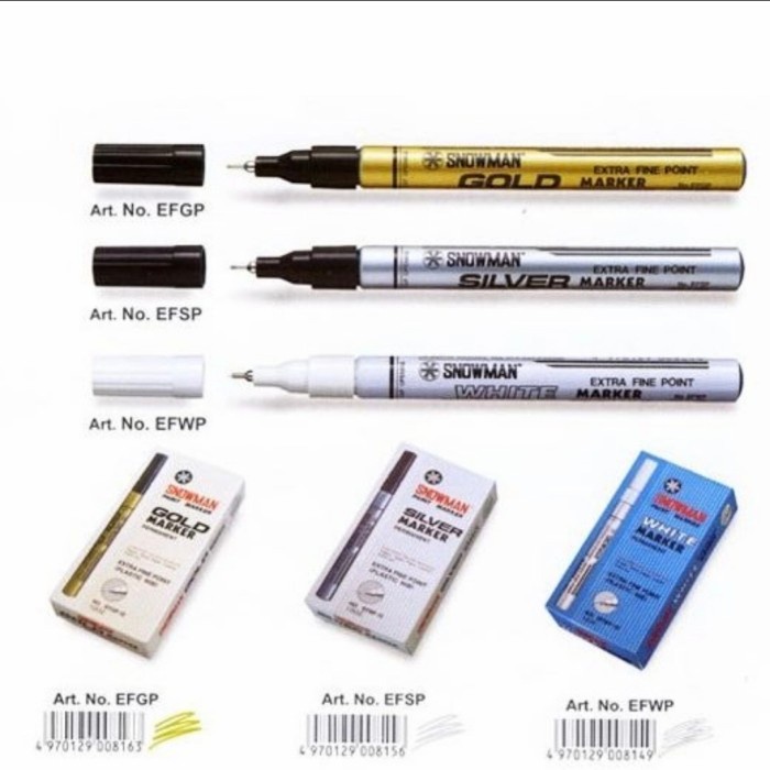 

snowman spidol paint marker extra fine / x fine