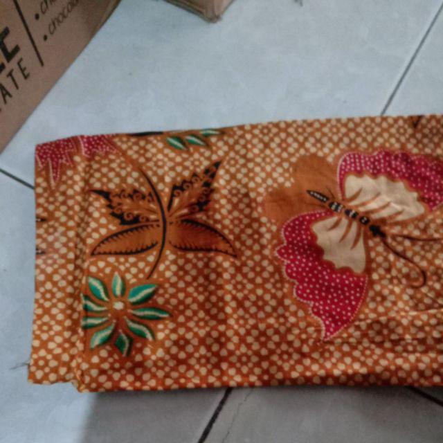 Gamis Serut Cendrawasih Kupu Kombi Batik Cantik Sogan Modis Syari Muslim Seragam Kantor Kerja