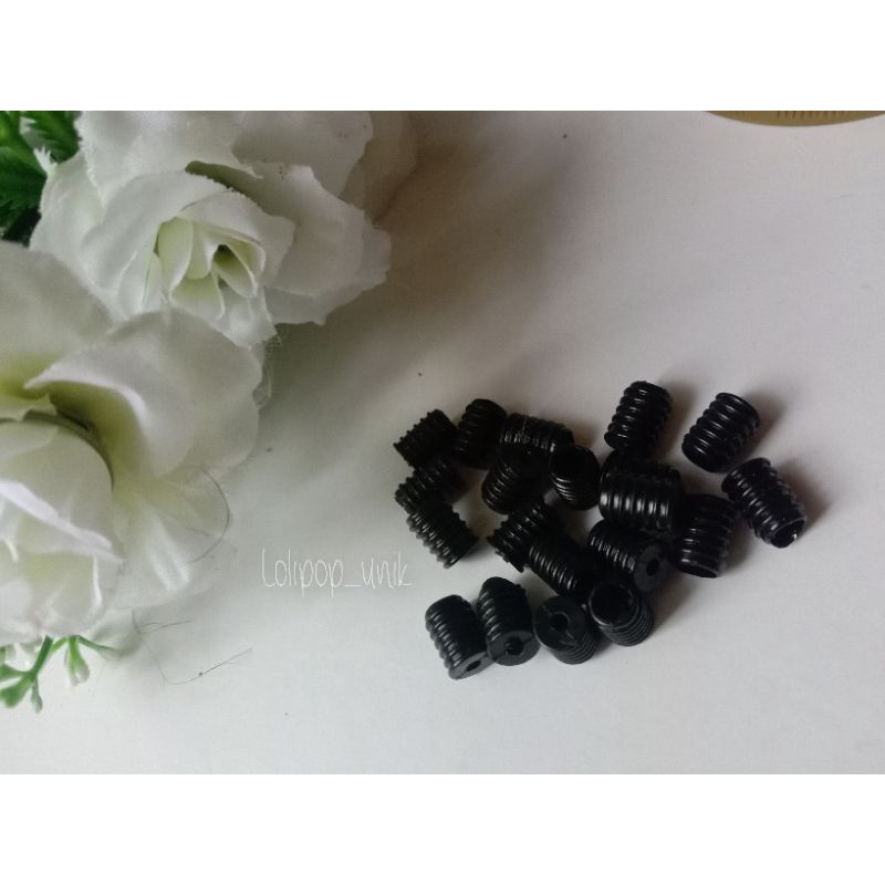 stopper tali masker silicon / stopper tali masker bening