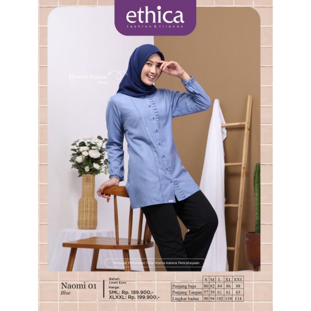 ATASAN ETHICA NAOMI 01 BLUE DARK GREY GREY