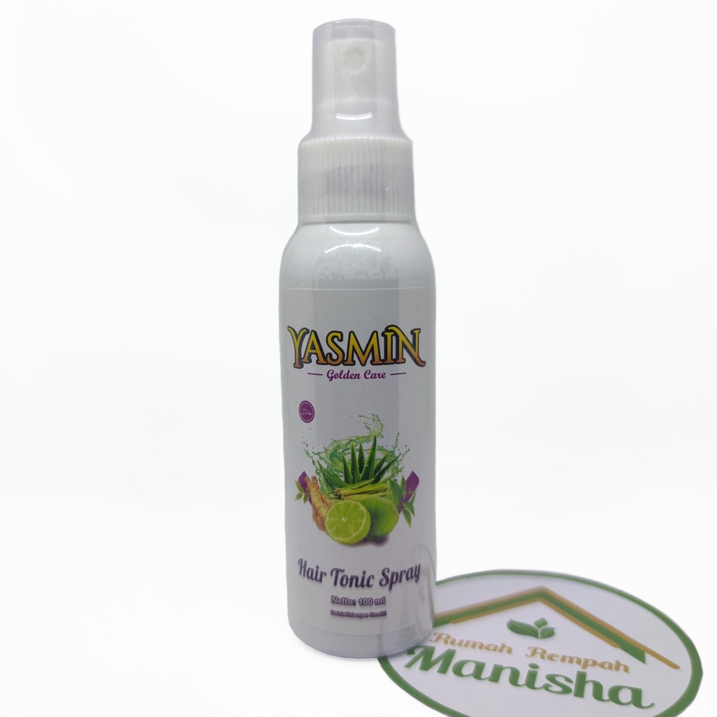 Hair Tonic Spray Herbal Yasmin 100ml - Mengurangi Rambut Rontok - Menghilangkan Ketombe - Mencegah Tumbuh Uban