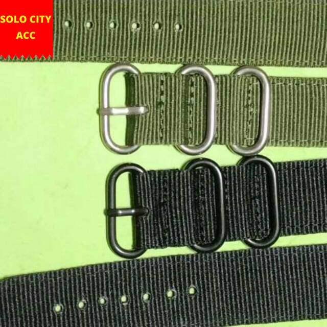 STRAP TALI JAM SEIKO  KANVAS CANVAS 22mm 24mm