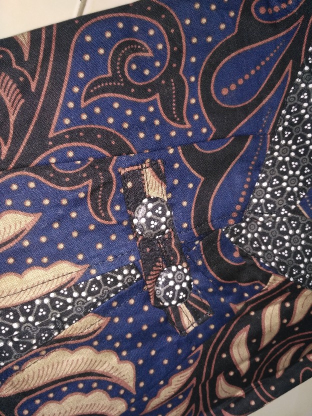 Atasan Batik Blus Batik Wanita Ziper Model Terbaru M L Xl Xxl