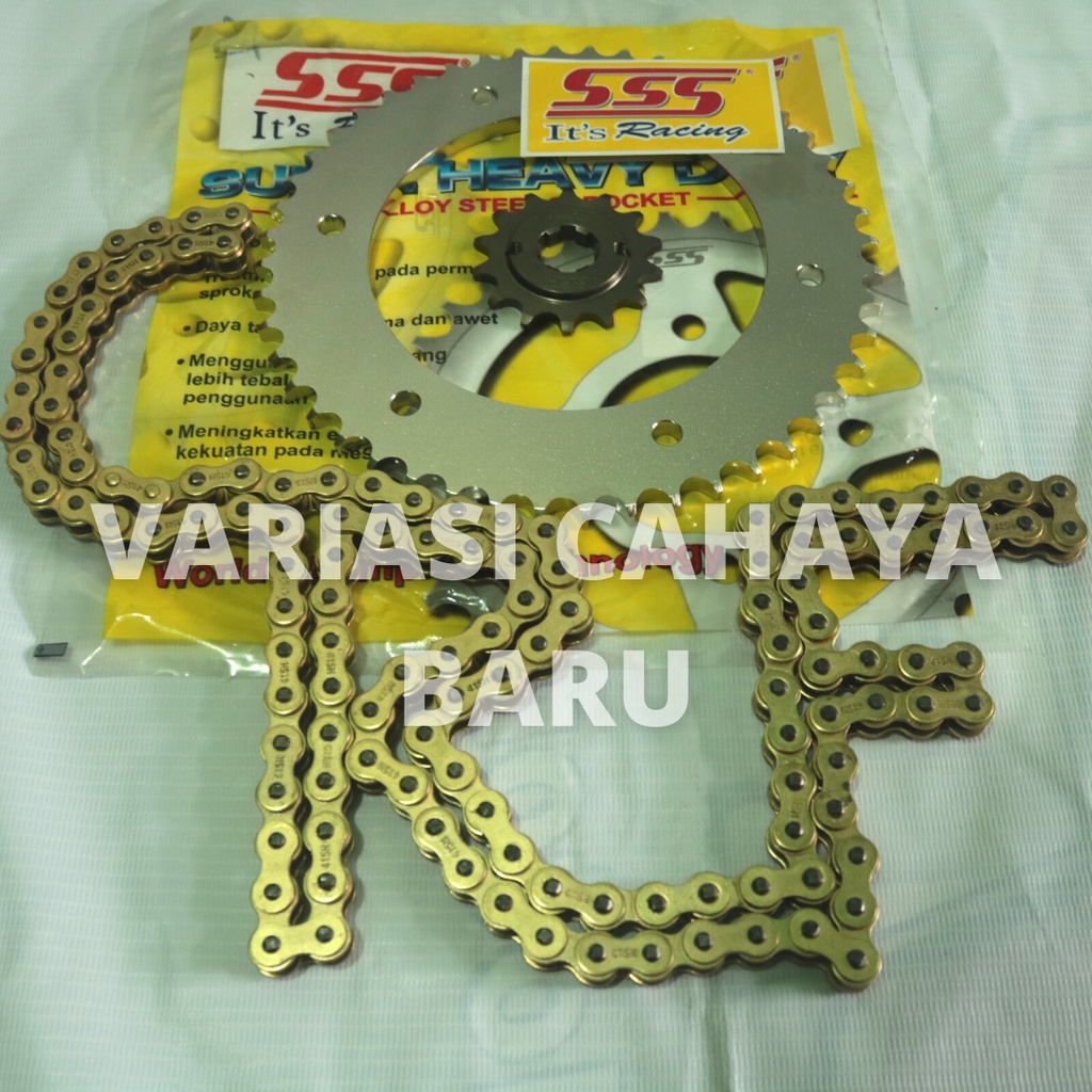 Gir Set SSS/Gear Set SSS Rantai 428 CRF 150