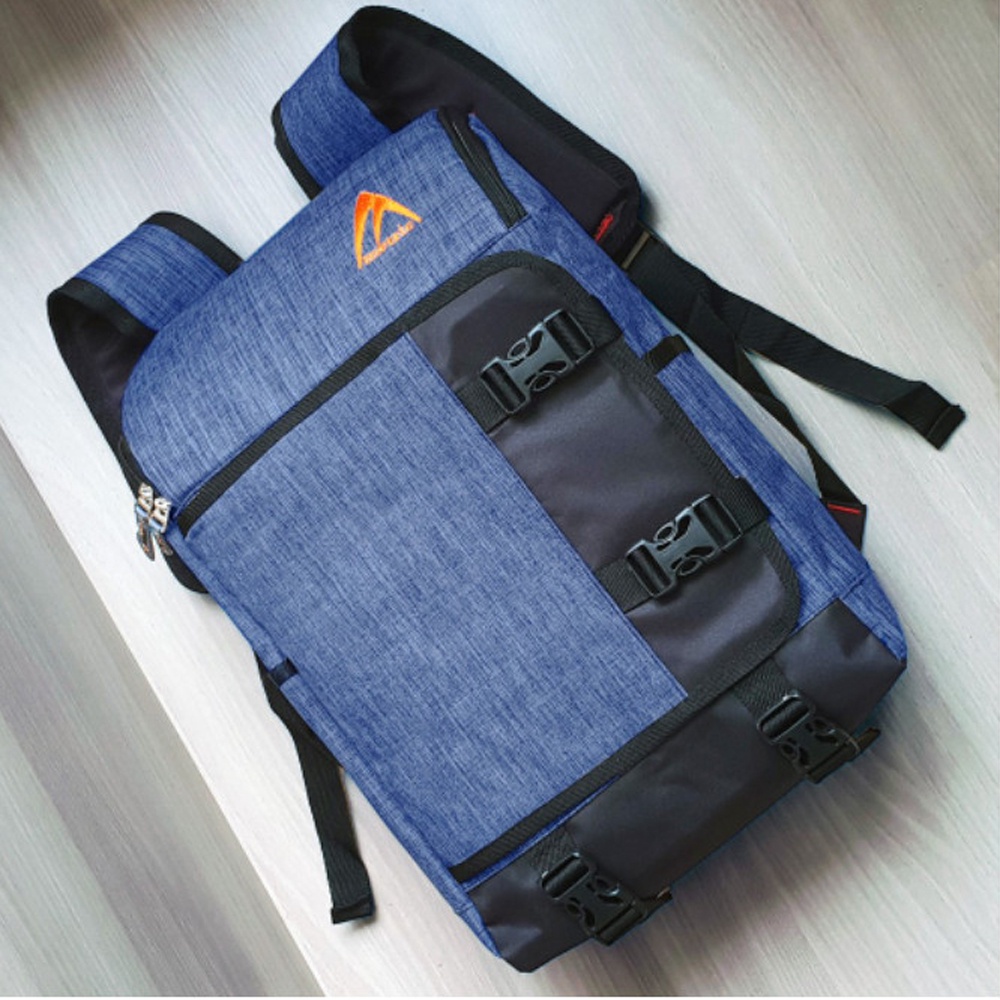 SHOPEE 6.6 SUPER SALE!! Backpack Korea K-5426 Tas Ransel Laptop Pria dan Wanita Tas Punggung Tas Ransel Sekolah SMP SMA Kuliah dan Kerja tas Casual + Bonus Bag Cover