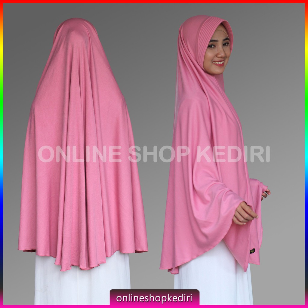 Jilbab Instan Pet Antem Size SUPER JUMBO / Hijab Kaos Bergo Pet Ukuran SUPER JUMBO Syar'i