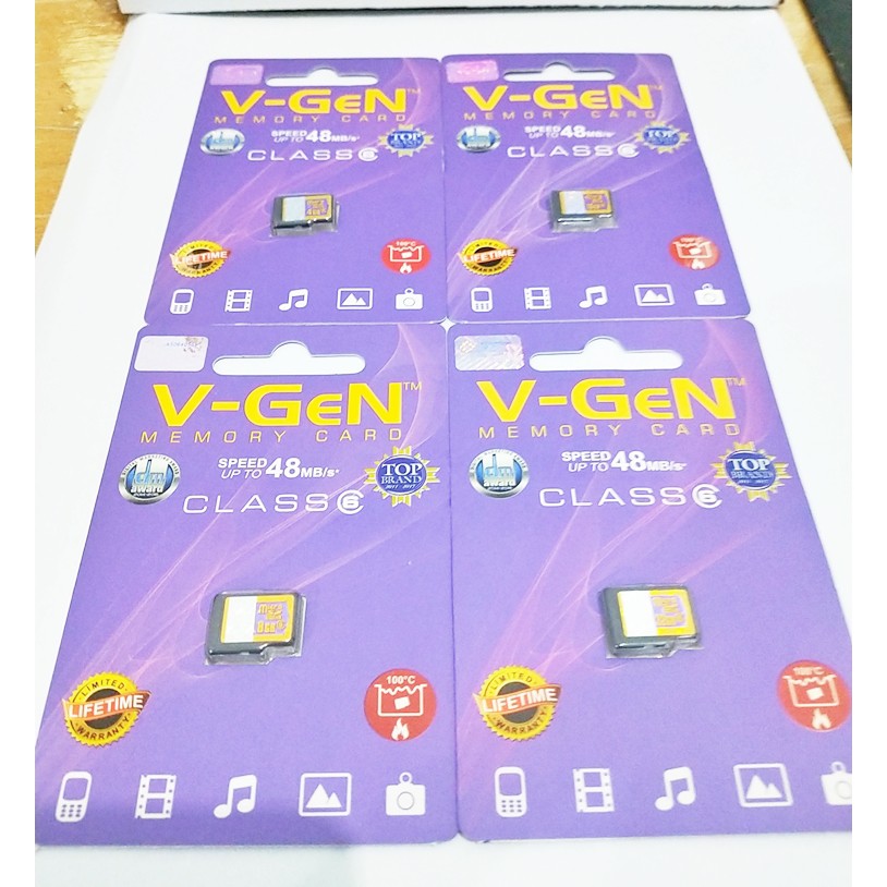 SALE Micro SD V-GEN 4GB / 8GB / 16GB / 32GB Memory Card Original Garansi Resmi Vgen Class 6