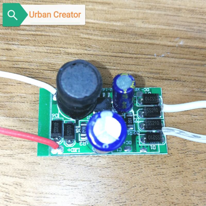 LED Driver Aki dan DC Input 12-60Volt Output 4-10,6V  2-6 Watt 600 mA dan 6-12 watt 1000ma