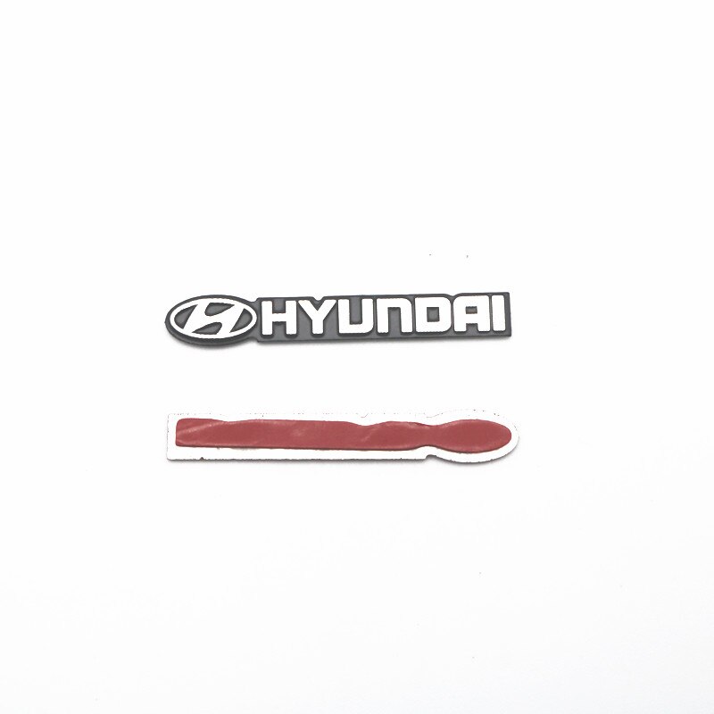 4pcs Stiker Emblem 3d Bahan Aluminum Untuk Speaker Audio Hyundai Getz Accent Atoz I20 Avega Trajet H1