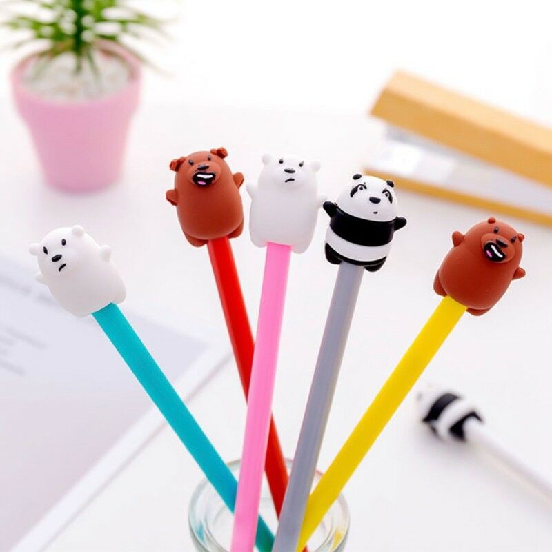 

Perlengkapan Sekolah Yo Yo Cute Cartoon Animals Pen Gel Pen School Office Supply Panda Creative