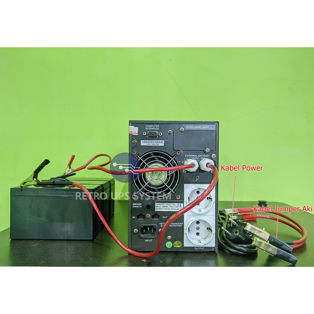 UPS Modifikasi EPI-CI 1KVA PSW 1000VA 700Watt 36V Modif Aki External