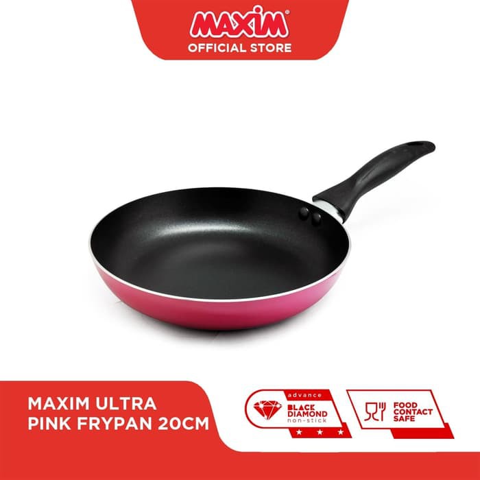 Maxim Ultra Wajan Teflon 20cm Pink