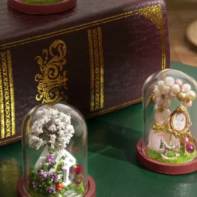 Cutebee Diy Dollhouse Miniatur Rumah Rumahan Furnitur, Kerajinan Tangan