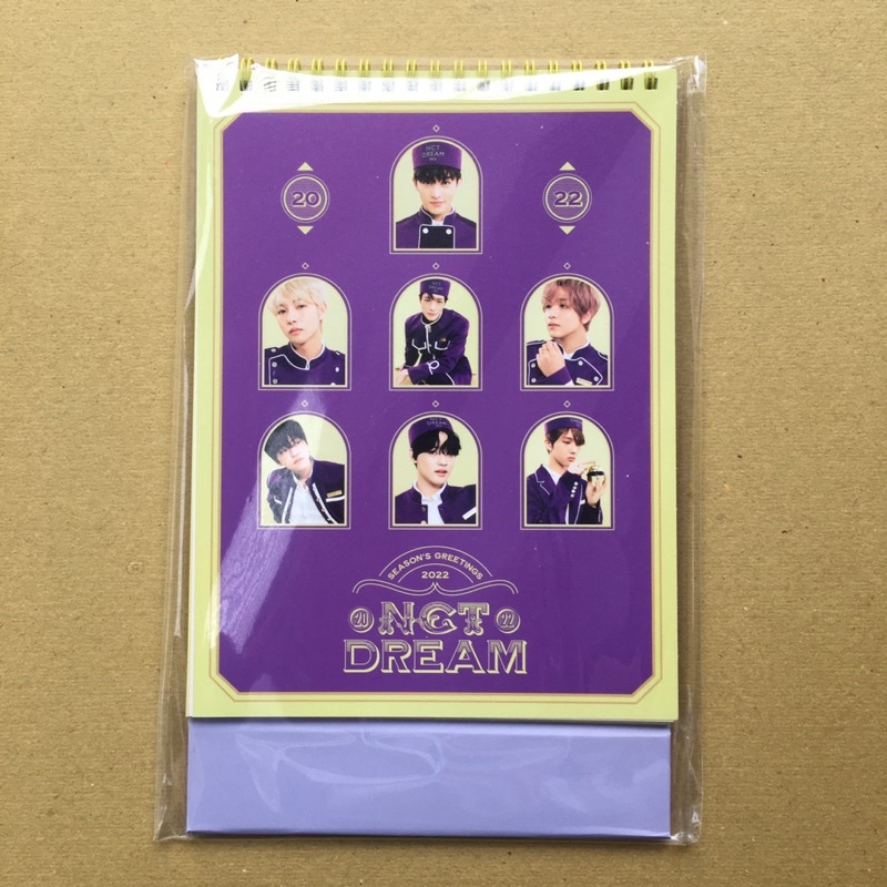 [ Ready ] Desk calendar season greetings sg set 2022 nct dream new year md merch official kalender m