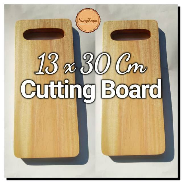 Modern Cutting board 13 x 30 Cm Talenan kayu unik Rustic chopping boar