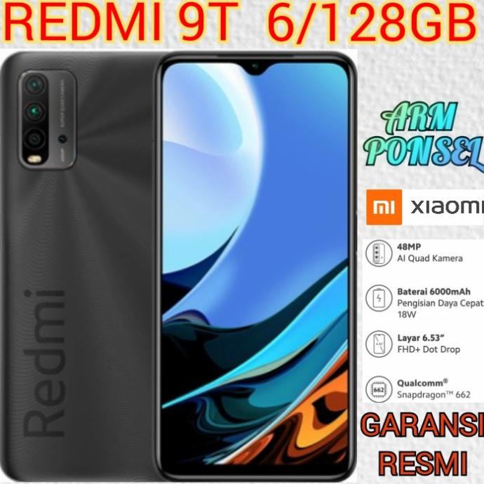 Xiaomi Redmi 9T 6/128 RAM 6GB ROM 128GB GARANSI RESMI
