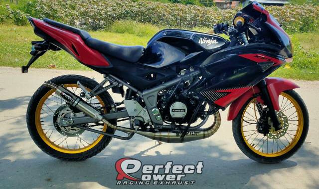 Knalpot Ninja R RR SS full stainles super garing kemrincing Gratis Laser Nama sesuai request-3