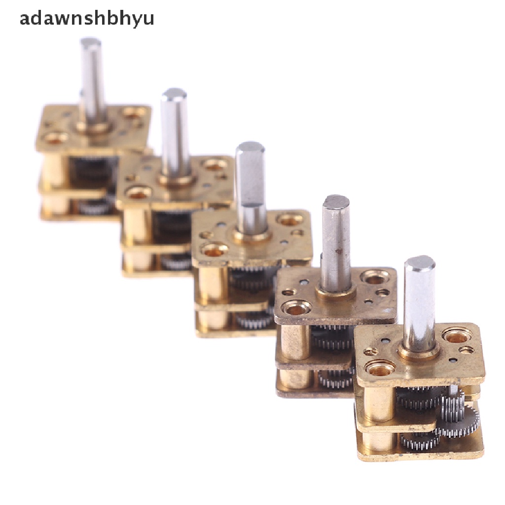 Adawnshbhyu 5pcs All metal gear reducer N20 reducer gearbox Pengecil DIY N20 Geared Motor