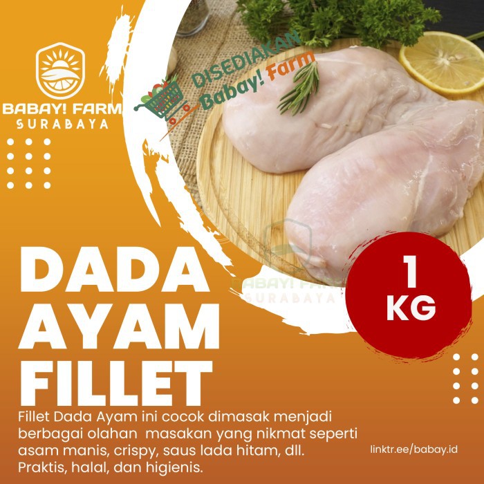 

Daging Dada Ayam Fillet Tanpa Tulang / Boneless